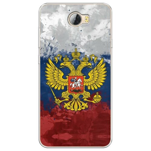 фото Силиконовый чехол "рф" на huawei y5 ii / хуавей y5 ii case place