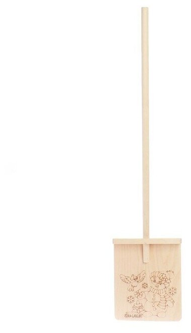 Лопата деревянная «Снеговик» - фотография № 3