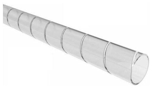 Держатель для проводов Rexant 07-7015 SWB-15 гибкий кабельный органайзер диаметр 15 мм длина 2 метра прозрачный