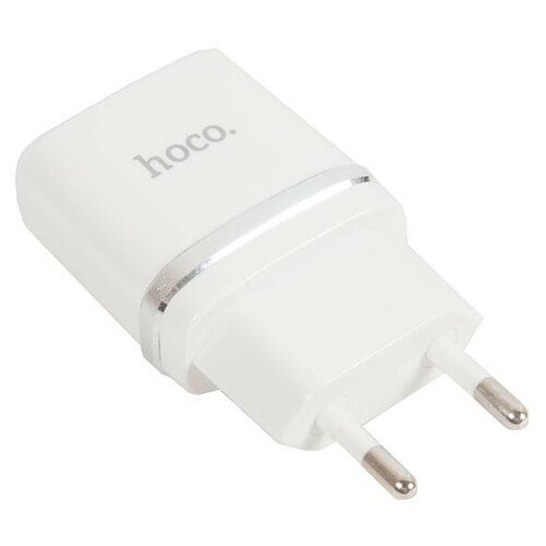 Зарядное устройство HOCO c11 Smart один порт USB, 5V, 1.0A, белый