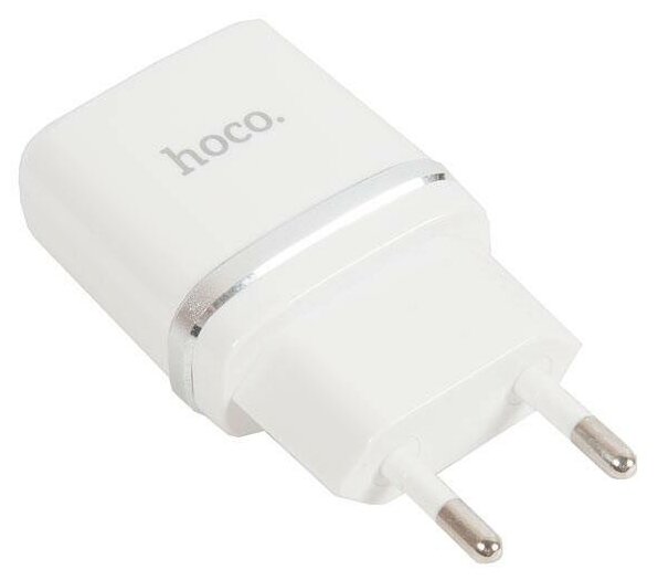 6957531047728 Зарядное устройство HOCO c11 Smart один порт USB, 5V, 1.0A, белый