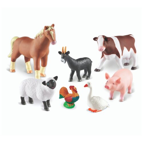 Learning Resources Животные фермы. Развивающая игрушка (7 элементов)