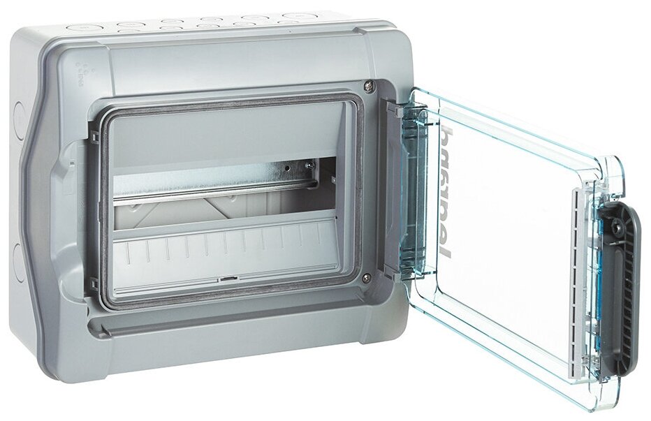 фото Щит распределительный навесной Legrand Plexo³ пластиковый IP65 282х340х141 мм 12 модулей серый
