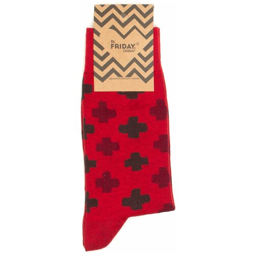 фото Носки с принтом st.friday socks - casual - plus - red 38-41 st. friday
