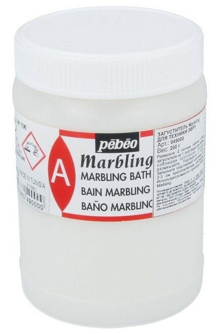 PEBEO Marbling Загуститель для техники Эбру 200 г 049000