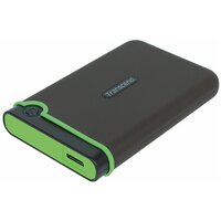 Внешний жесткий диск TRANSCEND StoreJet 25M3S 2TB, 2.5", USB 3.1, серый, TS2TSJ25M3S