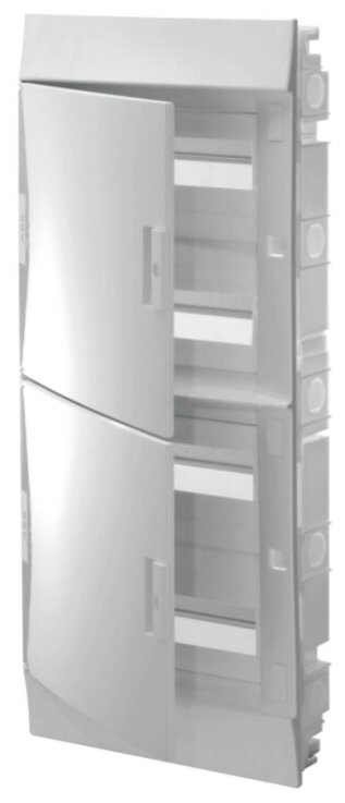 Шкаф в нишу ABB Mistral41 48М (4x12) непрозрачная дверь c винтовым клеммным блоком