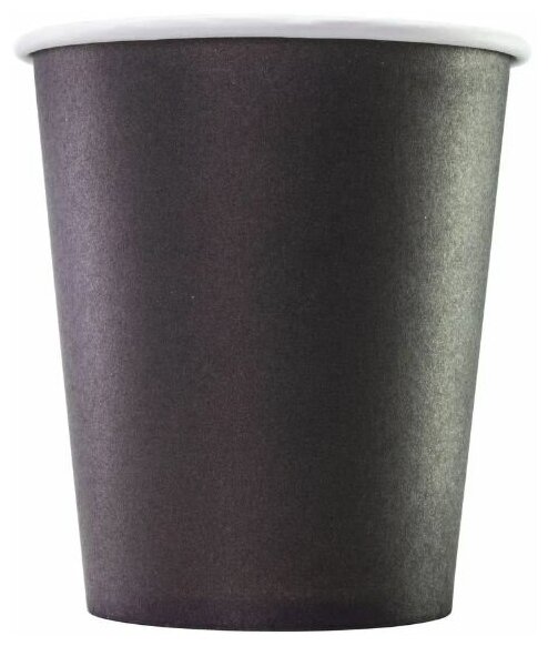 Одноразовые стаканы 250 мл Formacia 75 штук в наборе, однослойные бумажные стаканчики в стильном дизайне для воды, сока, для чая и кофе, холодных и горячих напитков