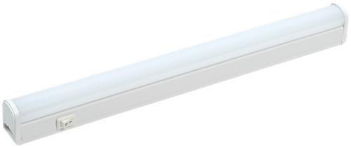 LED linear IP20 линейный св. д. св-к T5 с выкл. 8W 220V 6500K 570x22x33