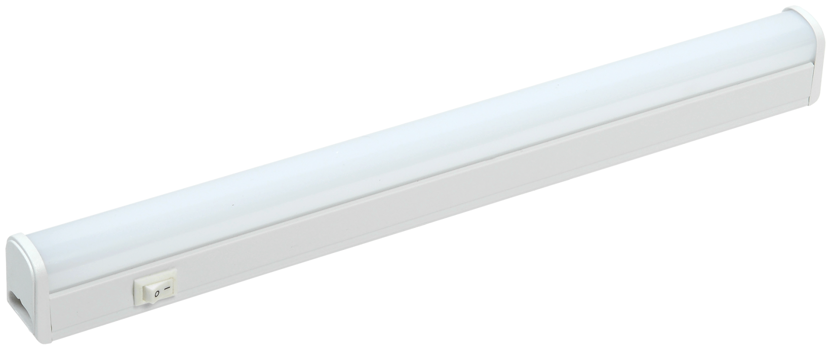 Светодиодный светильник Ecola 8W IP20 220V 6500K 570x22x33 линейный T5 с выкл. (сет.шнур без вилки жест.коннектор) LT5D80ELC - фотография № 1