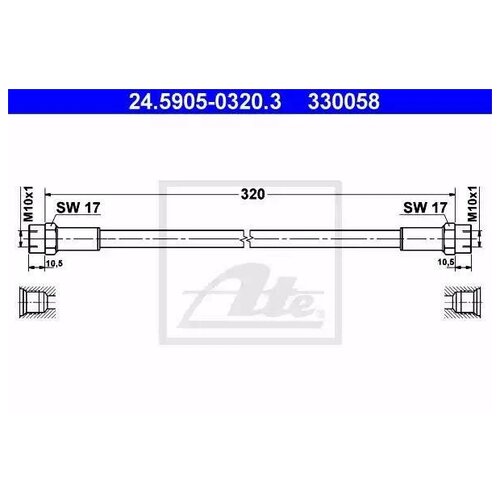 24590503203 ATE Шланг сцепления