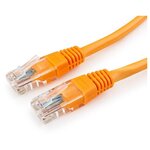 Сетевой кабель патч-корд Rj45 кат.5е литой витая пара UTP LAN Ethernet кабель для свитч Wi-Fi роутера компьютера Cu патч корд 1 метр 003-300123 - изображение