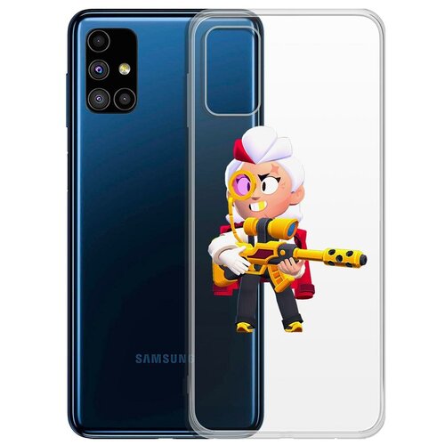 фото Чехол-накладка clear case brawl stars-белль голдхэнд для samsung galaxy m51 (m515) krutoff group