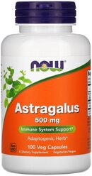 NOW Astragalus 500 mg, 100 капс.