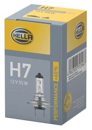 Лампа H7 +60 HELLA арт. 8GH223498-231