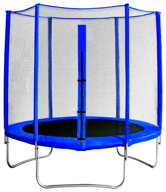 Батут с защитной сеткой "Trampoline 10" диаметр 3,0 м синий