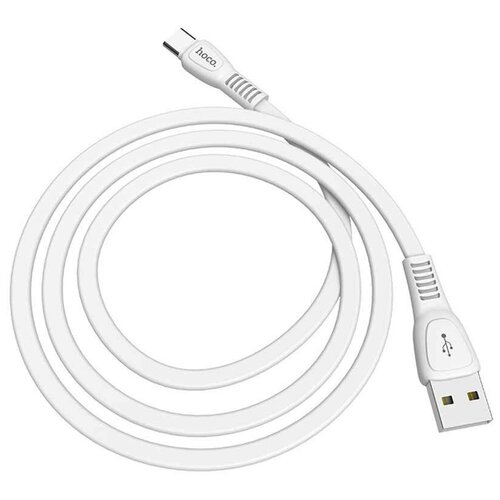 Кабель Hoco X40 Noah charging data cable USB-Type-C 3A 1 метр белый data кабель usb hoco x85 type c 3a 1 метр 6mm cable diameter белый