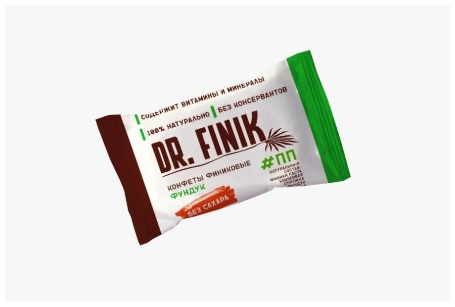 Батончики финиковые Шоколадный трюфель фундук Dr. Finik 300г