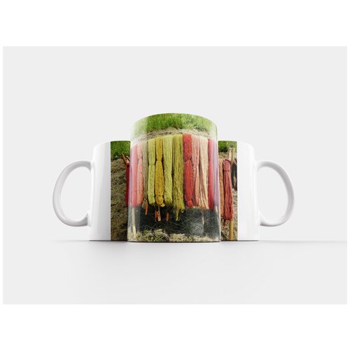 фото Кружка "шкуры крупного рогатого скота, шерсть, пушистый" 320 мл lotsprints