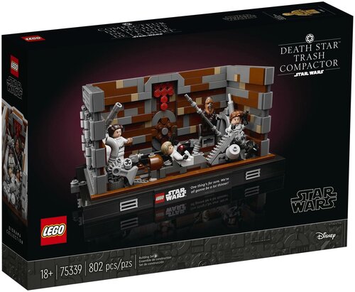 Конструктор LEGO Star Wars 75339 Уплотнитель мусора Звезды Смерти Диорама, 780 дет.