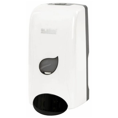 Дозатор для жидкого мыла LAIMA PROFESSIONAL ECO, наливной, 1 л, белый, ABS-пластик, 606551