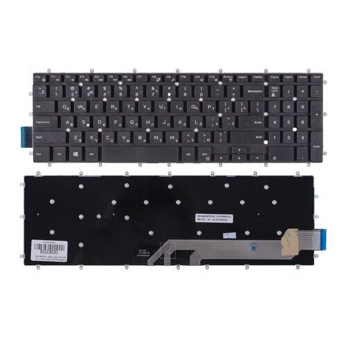 Клавиатура для ноутбука Dell Inspiron 15-5565 17-5775 Dell Inspiron G3 15-3579 15-3779 G5 15-5587 15-7790 G5-7473 черная без рамки 1240₽