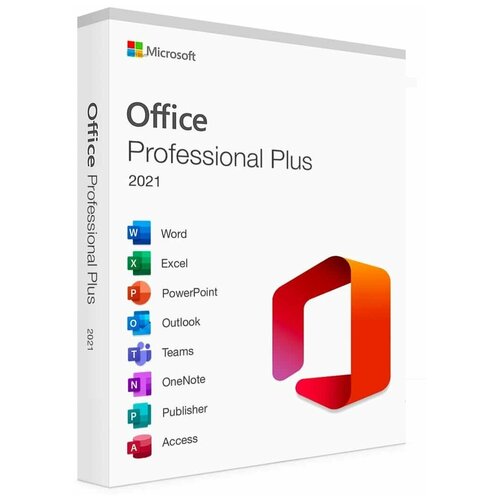 Microsoft Office 2021 Профессиональная версия (Pro Plus), бессрочная лицензия