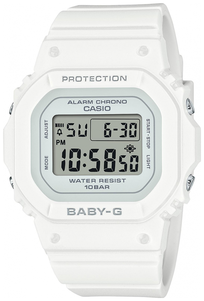 Наручные часы CASIO Baby-G BGD-565-7 белый, Размер ONE SIZE