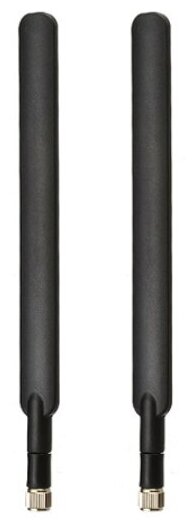 HUAWEI Антенна всенаправленная круговая штыревая для роутеров Huawei 5 дБ (800-2700 МГц) SMA male (Цена за 2 шт.) Черная