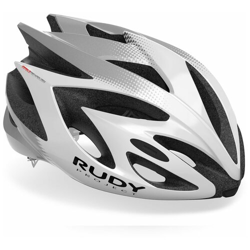 фото Шлем rudy project rush white - silver shiny, велошлем, размер s