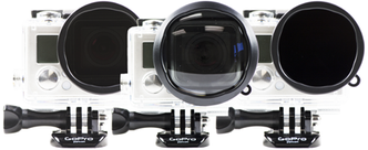 PolarPro Venture 3-Pack Набор из 3 фильтров для GoPro HERO3, HERO3+, HERO4 P1015