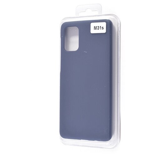 фото Чехол- накладка для samsung m317f m31s silicone case nl закрытый темно- синий (8)