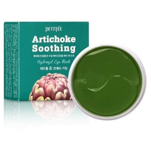 Патчи гидрогелевые для век Petitfee с экстрактом артишока Artichoke Soothing Hydrogel Eye Mask гидрогелевые патчи для кожи вокруг глаз с экстрактом артишока artichoke soothing hydrogel eye mask 60шт