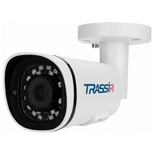 Камера видеонаблюдения IP Trassir TR-D2151IR3, 1944p, 2.8 мм, белый trassir tr d8122zir2 2 8 8 мм вандалозащищенная 2mp ip камера с мотор зумом