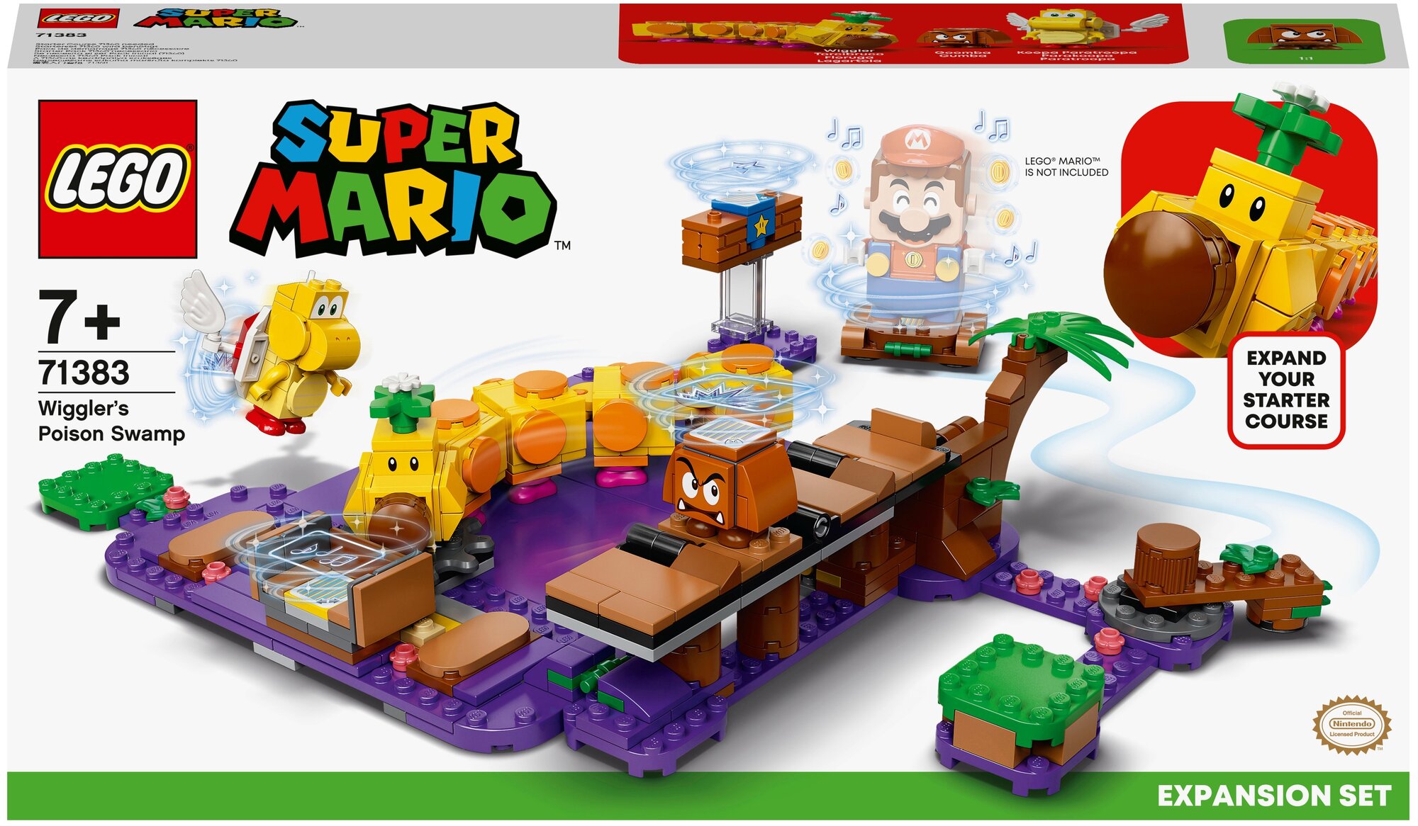 Конструктор LEGO Super Mario 71383 Дополнительный набор «Ядовитое болото егозы»
