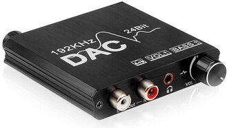 Конвертер звука SPDIF/Coaxial на RCA/3.5 Booox DAC21