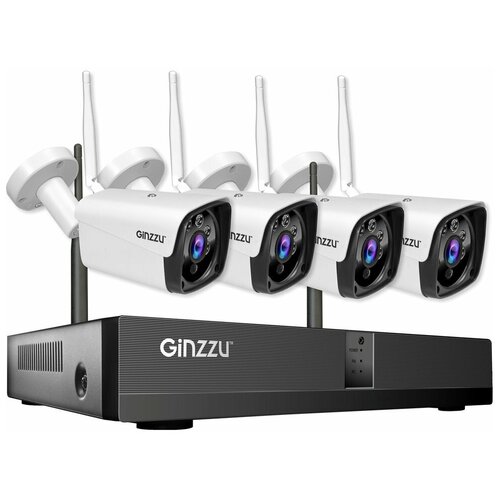 Комплект WiFi HK-8401W,8ch, 3Mp, HDMI, 4улич кам 3.0Mp, IR30м