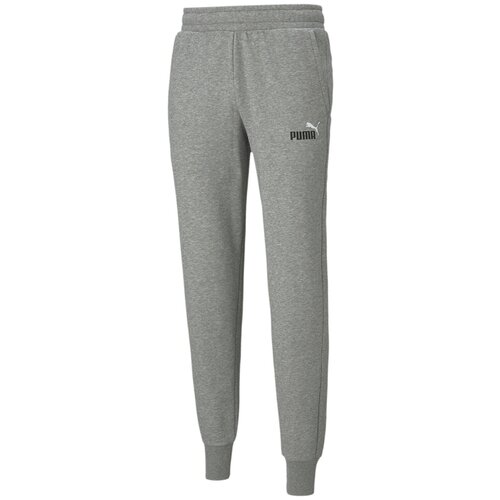 Спортивные брюки PUMA ESS+ 2 Col Logo Pants FL cl 58676703 мужские, цвет серый, размер S