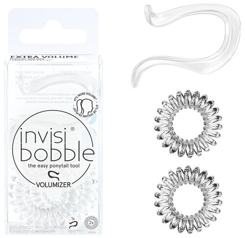 Набор аксессуаров для объемной прически invisibobble VOLUMIZER Crystal Clear