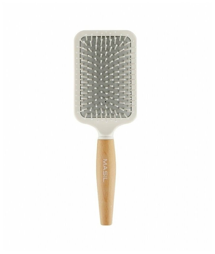 Антистатическая щетка для волос Masil Wooden Paddle Brush, 1 шт