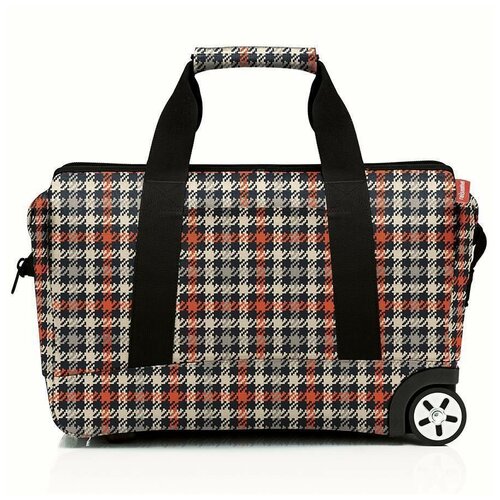 Сумка на колесиках allrounder trolley glencheck red Reisenthel