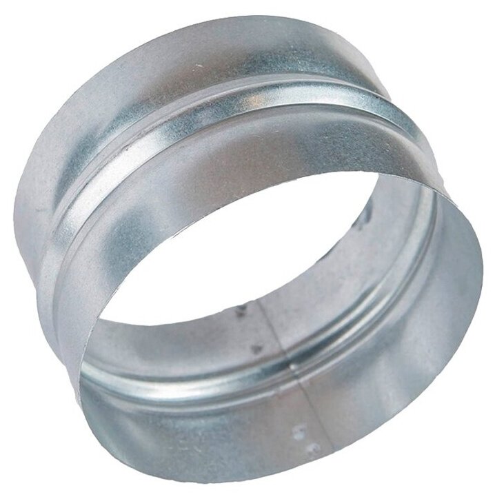 фото Патрубок (соединитель) д/круглых стал. воздуховодов, d-160 мм, оцинк.