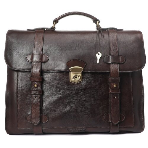 Портфель Officine creative, коричневый рюкзак officine creative rare 27 темно коричневый