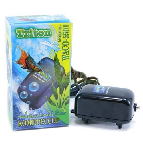Компрессор тритон WACO-5501 даквариума 40-55л 13 лмин К-Й 118500₽