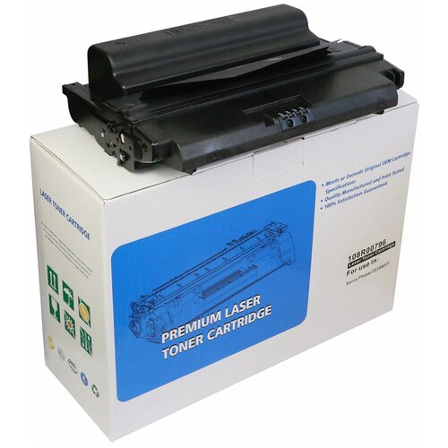 картридж 108r00796 для ксерокс xerox phaser 3635mfp 3635mfps 3635mfpx Тонер-картридж 108R00796 для XEROX Phaser 3635MFP (CET), 10000 стр CET2036