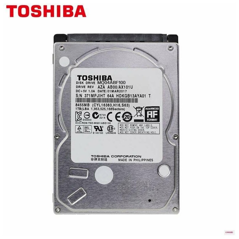 Жесткий диск Toshiba 1Tb (MQ04ABF100)