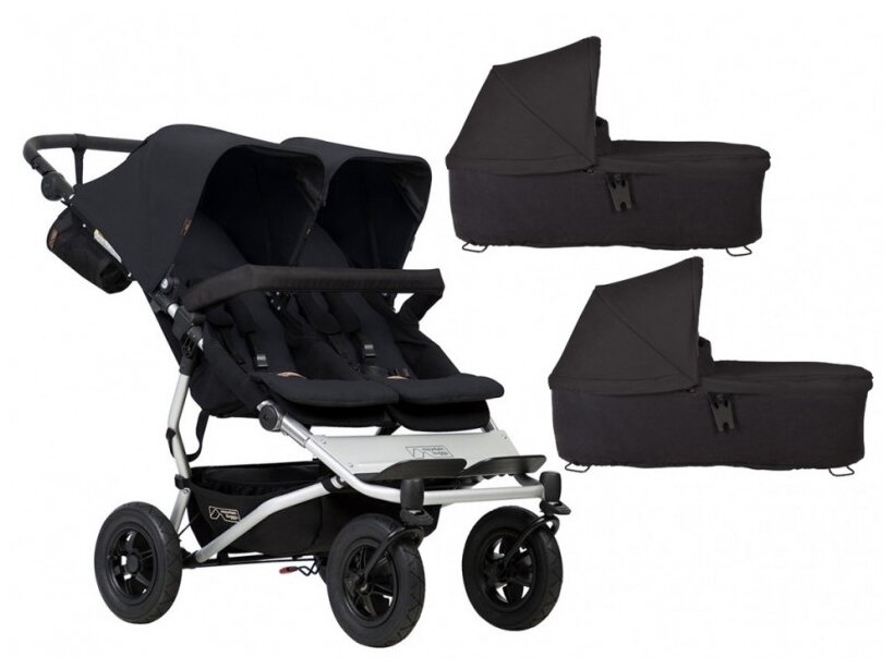 Mountain Buggy Коляска для двойни 2-в-1 Duet (Black)