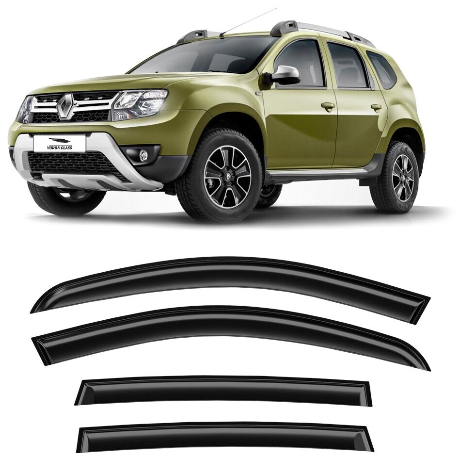 Дефлектор окон Voron Glass Samurai DEF00269 для Renault Duster