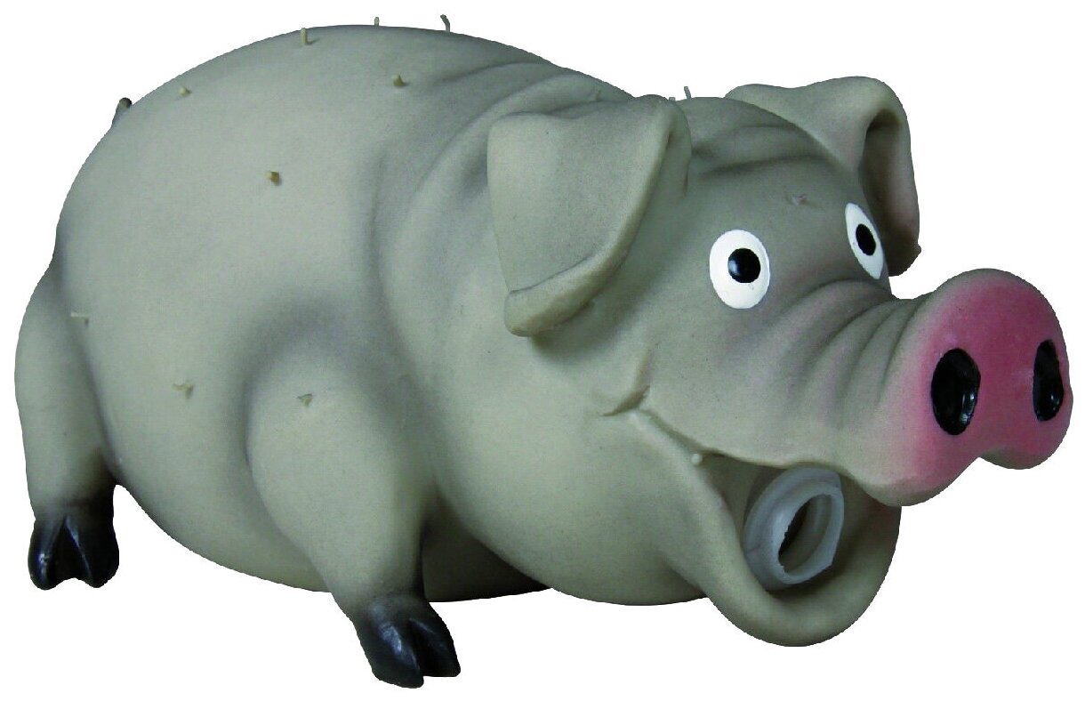 Игрушка для собак TRIXIE Bristle Pig (35190), в ассортименте, 1шт. - фотография № 4