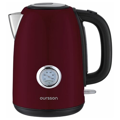 фото Электрический чайник, oursson, темная вишня, ek1752m/dc
